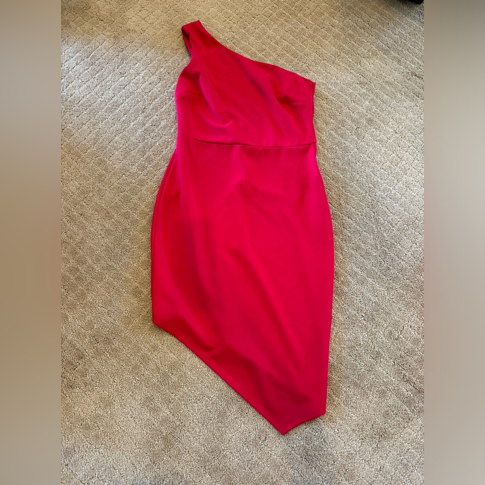 red dress